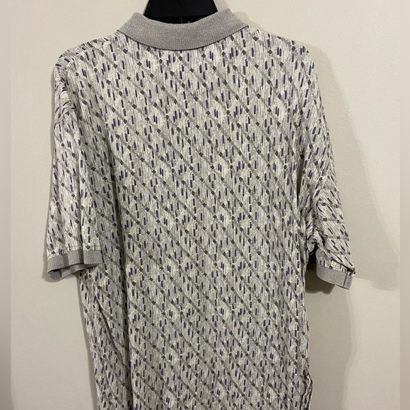 90s IZOD patterned dad polo - Picture 2 of 4